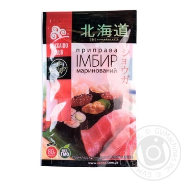 Hokkaido club pickled for sushi pink ginger 80g - buy, prices for MegaMarket - photo 1