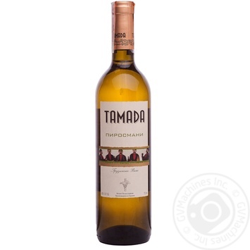 Вино Tamada Пиросмані біле н/солодке 0.75л купити, ціни на МегаМаркет - фото 1