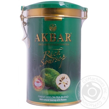 Black tea Akbar Rich Soursop with natural soursop oiol and flowers 200g - buy, prices for - photo 1