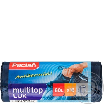 Пакети д/сміття Placan Multi Top 60л 16шт х20 купити, ціни на МегаМаркет - фото 8
