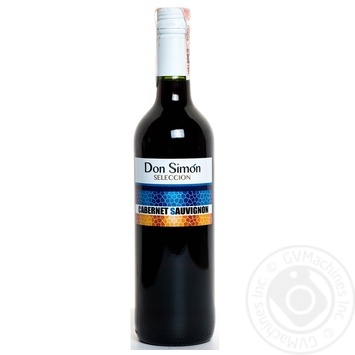 Вино Don Simon Cabernet Sauvignon червоне сухе 0.75л х12 купить, цены на МегаМаркет - фото 1