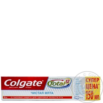 toothpaste colgate total12 mint 150ml China - buy, prices for - photo 6