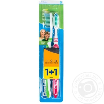 Зубна щітка Oral-B 3-Эффект середня купити, ціни на МегаМаркет - фото 1