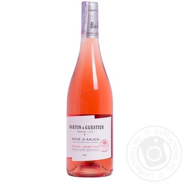 Wine cabernet franc Barton&guestier pink dry 10.5% 750ml glass bottle France - buy, prices for MegaMarket - photo 1