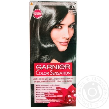 Краска для волос Garnier Color sensation №1.0 ультрачерный 1шт купить, цены на МегаМаркет - фото 6