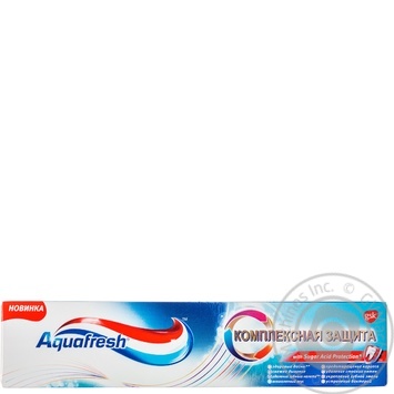 Зубная паста Aquafresh Комплексная ежедневная защита 100мл купить, цены на МегаМаркет - фото 8