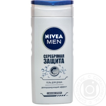 Гель Nivea Men Срібний захист для душу для чоловіків 250мл купити, ціни на МегаМаркет - фото 1
