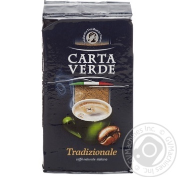 Coffee Carta verde 250g vacuum packing - buy, prices for NOVUS - photo 1