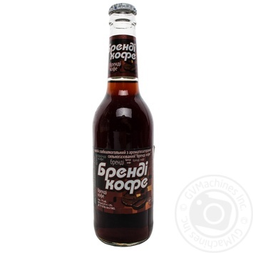 Low-alcohol drink Rosinka Brandy-coffee glass bottle 7%alc. 0.33l - buy, prices for NOVUS - photo 1