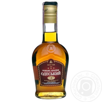 cognac shustov odessa 40% 3years 250ml glass bottle Ukraine - buy, prices for - photo 1