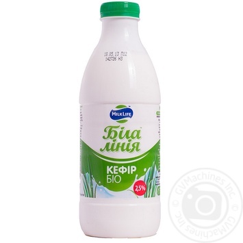 Bio-kefir Bila liniya 2.5% plastic bottle 900g Ukraine - buy, prices for NOVUS - photo 1