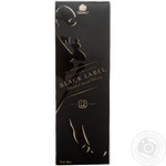Виски Johnnie Walker Black Label в коробке 1л