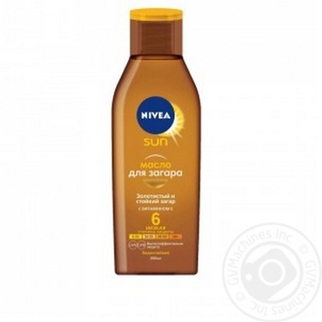 Масло-спрей Nivea для засмаги SPF 6 200мл купити, ціни на МегаМаркет - фото 2