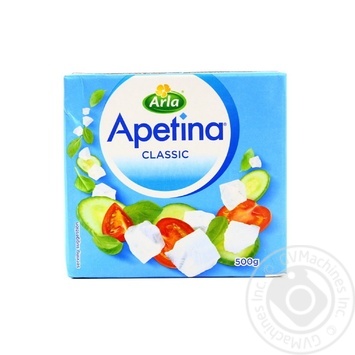 Сир Arla Apetina Фета датський класичний розсольний 40% 500г купити, ціни на МегаМаркет - фото 1