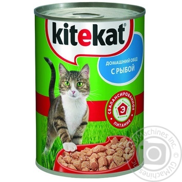 Корм Kitekat Домашній обід з рибою для котів 400г - купити, ціни на - фото 1