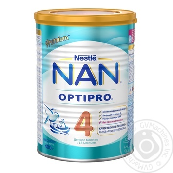 Dry baby milk Nestle Nan 4 for 18+ months babies 400g - buy, prices for MegaMarket - photo 1