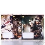 Notebook Tetrada checkered 60pages