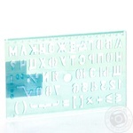 Лінійка-трафарет шрифтів №10 ЛШ-10