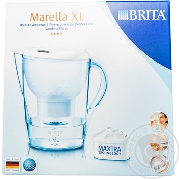 Фильтр BRITA Марелла XL белый купить, цены на МегаМаркет - фото 1