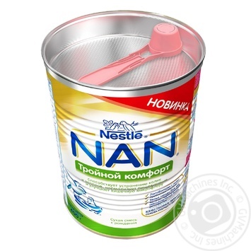 Суха суміш дитяча Nestle NAN з народження Потрійний комфорт 400г купити, ціни на МегаМаркет - фото 4