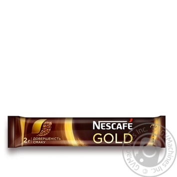 Кава Nescafe Gold розчинна в стіках 1,8г купити, ціни на МегаМаркет - фото 1