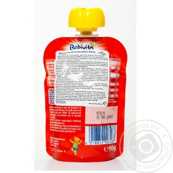 Bebivita for children from 12 months peach puree 90g - buy, prices for MegaMarket - photo 2