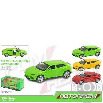 Іграшка машина метал 7701 (TF801) АВТОПРОМ Lamborghini Urus 1:32 купить, цены на МегаМаркет - фото 2
