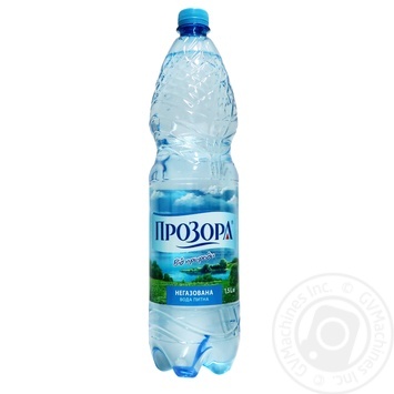 Вода питна Прозора від природи негазована 1,5л купити, ціни на МегаМаркет - фото 1