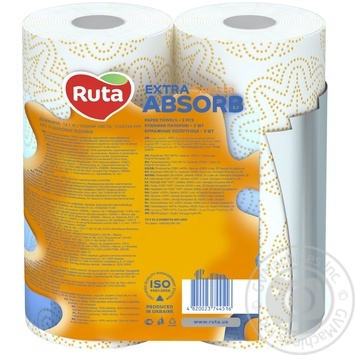 Paper towels Ruta Selecta white 3-ply 2pcs - buy, prices for MegaMarket - photo 3