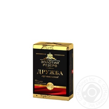 Cheese Zolotoy reserv Druzhba processed 55% 90g - buy, prices for MegaMarket - photo 1