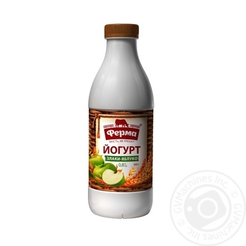 Ferma apple yogurt 0.8 % 900g - buy, prices for MegaMarket - photo 1