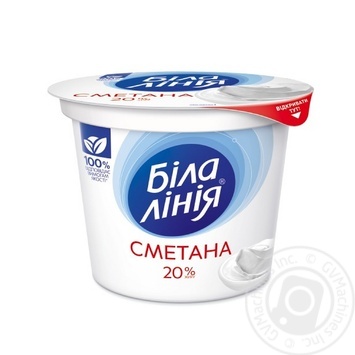 Bila liniya sour cream 20% 200 g - buy, prices for MegaMarket - photo 1