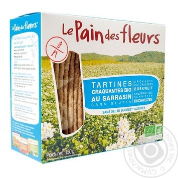 Crispbread Le pain des fleurs 150g - buy, prices for MegaMarket - photo 1