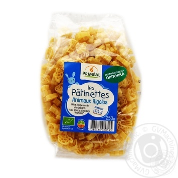 Паста Primeal Забавные животные Органическая детская 250г купить, цены на МегаМаркет - фото 2