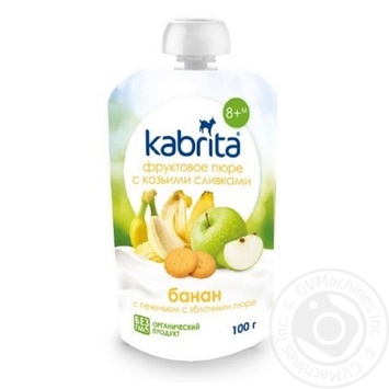Puree Kabrita with cookies for children 100g - buy, prices for MegaMarket - photo 2