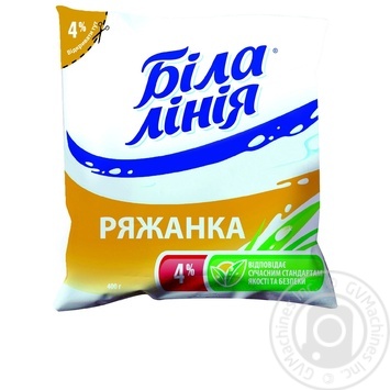 Bila Liniya Fermented Baked Milk 400g - buy, prices for MegaMarket - photo 1