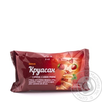 Novus With Strawberry Croissant 65g - buy, prices for NOVUS - photo 2