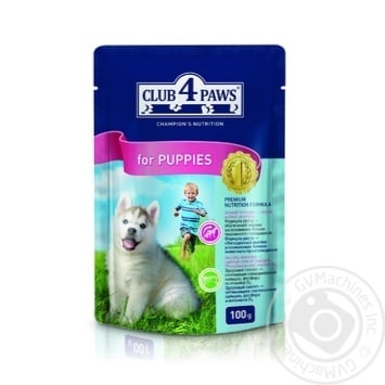 Club 4 Paws Canned pet food for puppies 100g