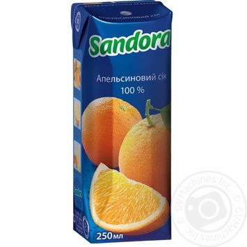 Сок Sandora апельсиновый 250мл купить, цены на МегаМаркет - фото 1