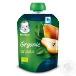 Gerber organic for children pear puree 90g
