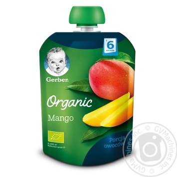 Gerber organic for children mango puree 90g - buy, prices for MegaMarket - photo 2