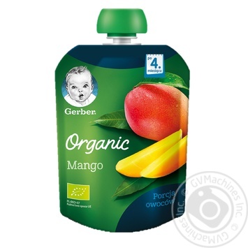 Пюре Gerber органическое манго 90г купить, цены на МегаМаркет - фото 1