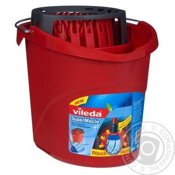 Vileda SuperMocio Bucket & Wringer 10l - buy, prices for MegaMarket - photo 1