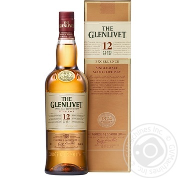 Виски The Glenlivet Excellence 12 лет 40% 0,7л в подарочной упаковке купить, цены на МегаМаркет - фото 3