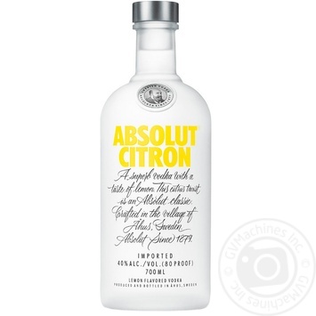 Absolut Citron Vodka 0,7l - buy, prices for MegaMarket - photo 2