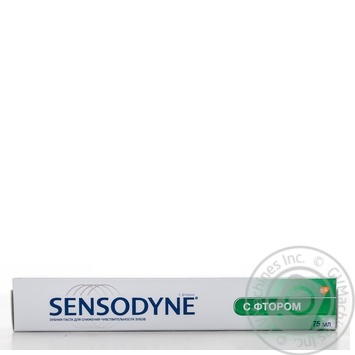 Зубна паста Sensodyne Фтор 75мл купити, ціни на МегаМаркет - фото 4