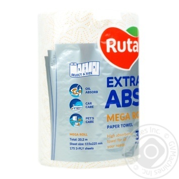 Полотенца бумажные Ruta Selecta Mega roll шт купить, цены на МегаМаркет - фото 6