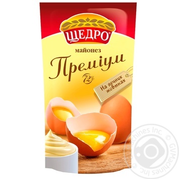 Schedro Premium Mayonnaise 72% 190g - buy, prices for MegaMarket - photo 1