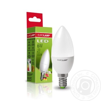 Лампа Eurolamp LED ЕКО CL 6W 3000K E14 купить, цены на МегаМаркет - фото 1