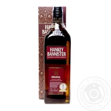 Віскі Hankey Bannister Original 40% 0,7л купити, ціни на МегаМаркет - фото 1